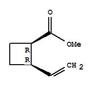 順式-(9ci)-2-乙烯-環(huán)丁烷羧酸甲酯結構式_79091-87-5結構式