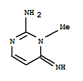 2-Pyrimidinamine,1,6-dihydro-6-imino-1-methyl-(9ci) Structure,791015-63-9Structure