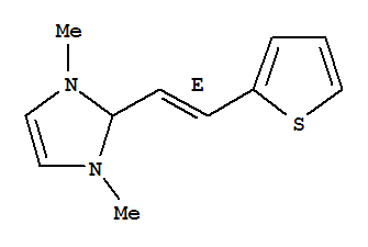 1H-imidazole,2,3-dihydro-1,3-dimethyl-2-[(1e)-2-(2-thienyl)ethenyl]-(9ci) Structure,791586-11-3Structure