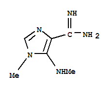 1H-imidazole-4-carboximidamide,1-methyl-5-(methylamino)-Structure,792136-06-2Structure 1H-imidazole-4-carboximidamide,1-methyl-5-(methylamino)- Structure,792136-06-2Structure