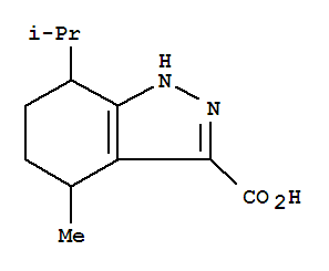 1H-indazole-3-carboxylicacid,4,5,6,7-tetrahydro-4-methyl-7-(1-methylethyl)-(9ci)Structure,792952-01-3Structure 1H-indazole-3-carboxylicacid,4,5,6,7-tetrahydro-4-methyl-7-(1-methylethyl)-(9ci) Structure,792952-01-3Structure