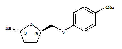 Furan, 2,5-dihydro-2-[(4-methoxyphenoxy)methyl]-5-methyl-, (2r,5s)-(9ci) Structure,796843-76-0Structure