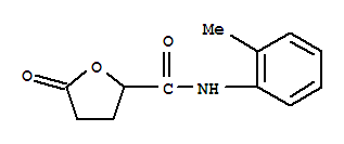2-Furancarboxamide,tetrahydro-n-(2-methylphenyl)-5-oxo-(9ci)Structure,797797-32-1Structure 2-Furancarboxamide,tetrahydro-n-(2-methylphenyl)-5-oxo-(9ci) Structure,797797-32-1Structure