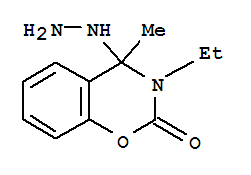 2H-1,3-benzoxazin-2-one,3-ethyl-4-hydrazino-3,4-dihydro-4-methyl-(9ci)Structure,801299-29-6Structure 2H-1,3-benzoxazin-2-one,3-ethyl-4-hydrazino-3,4-dihydro-4-methyl-(9ci) Structure,801299-29-6Structure