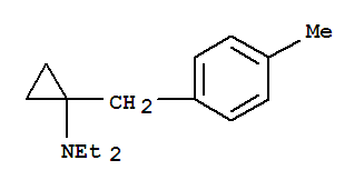 (8ci)-N,N-二乙基-1-(p-甲基芐基)-環(huán)丙胺結(jié)構(gòu)式_802040-71-7結(jié)構(gòu)式