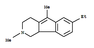 1H-indeno[1,2-c]pyridine,7-ethyl-2,3,4,9b-tetrahydro-2,5-dimethyl-(8ci) Structure,802887-50-9Structure