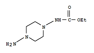 (9ci)-(4-氨基-1-哌嗪)-氨基甲酸乙酯結(jié)構(gòu)式_803633-59-2結(jié)構(gòu)式