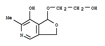 Furo[3,4-c]pyridin-7-ol, 1,3-dihydro-1-(2-hydroxyethoxy)-6-methyl-(9ci) Structure,805945-95-3Structure