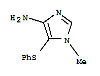 1H-imidazol-4-amine,1-methyl-5-(phenylthio)-(9ci) Structure,805969-20-4Structure