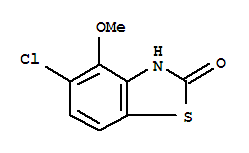 2(3H)-benzothiazolone,5-chloro-4-methoxy-(9ci)Structure,80689-17-4Structure 2(3H)-benzothiazolone,5-chloro-4-methoxy-(9ci) Structure,80689-17-4Structure