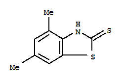 2(3H)-benzothiazolethione,4,6-dimethyl-(9ci)Structure,80689-36-7Structure 2(3H)-benzothiazolethione,4,6-dimethyl-(9ci) Structure,80689-36-7Structure