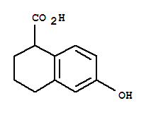 1,2,3,4-四氫-6-羥基-1-萘羧酸結構式_80859-00-3結構式