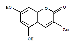 2H-1-benzopyran-2-one, 3-acetyl-5,7-dihydroxy-(9ci)Structure,810676-37-0Structure 2H-1-benzopyran-2-one, 3-acetyl-5,7-dihydroxy-(9ci) Structure,810676-37-0Structure