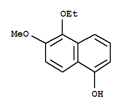 1-Naphthalenol,5-ethoxy-6-methoxy-(9ci) Structure,812646-82-5Structure