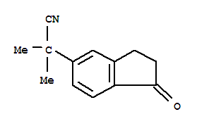 1H-indene-5-acetonitrile,2,3-dihydro--alpha-,-alpha--dimethyl-1-oxo-(9ci)Structure,812695-04-8Structure 1H-indene-5-acetonitrile,2,3-dihydro--alpha-,-alpha--dimethyl-1-oxo-(9ci) Structure,812695-04-8Structure