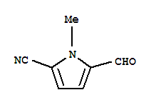 1H-pyrrole-2-carbonitrile,5-formyl-1-methyl-(9ci) Structure,81698-03-5Structure