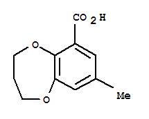 2H-1,5-benzodioxepin-6-carboxylicacid,3,4-dihydro-8-methyl-(9ci)Structure,819800-57-2Structure 2H-1,5-benzodioxepin-6-carboxylicacid,3,4-dihydro-8-methyl-(9ci) Structure,819800-57-2Structure