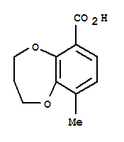 2H-1,5-benzodioxepin-6-carboxylicacid,3,4-dihydro-9-methyl-(9ci)Structure,819800-59-4Structure 2H-1,5-benzodioxepin-6-carboxylicacid,3,4-dihydro-9-methyl-(9ci) Structure,819800-59-4Structure