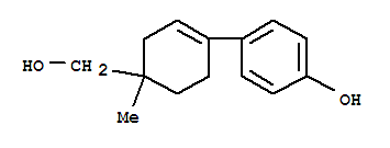 Phenol, 4-[4-(hydroxymethyl)-4-methyl-1-cyclohexen-1-yl]-(9ci) Structure,821798-52-1Structure
