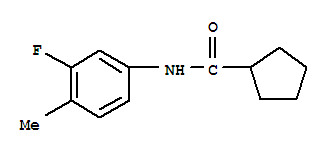 (9ci)-n-(3-氟-4-甲基苯基)-環(huán)戊烷羧酰胺結(jié)構(gòu)式_827013-74-1結(jié)構(gòu)式