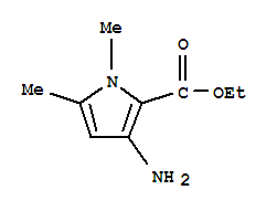 1H-pyrrole-2-carboxylicacid,3-amino-1,5-dimethyl-,ethylester(9ci) Structure,83621-89-0Structure