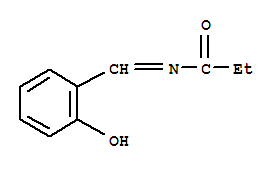 N-[(E)-(2-羥基苯基)亞甲基]丙酰胺結構式_854676-62-3結構式