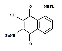 (2ci)-2,5-二苯胺-3-氯-1,4-萘醌結(jié)構(gòu)式_861334-52-3結(jié)構(gòu)式