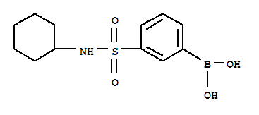 3-N-環(huán)己基磺?；脚鹚峤Y(jié)構(gòu)式_871329-79-2結(jié)構(gòu)式