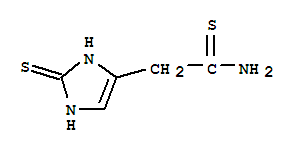 1H-imidazole-4-ethanethioamide, 2,3-dihydro-2-thioxo-Structure,872266-72-3Structure 1H-imidazole-4-ethanethioamide, 2,3-dihydro-2-thioxo- Structure,872266-72-3Structure