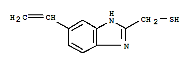 1H-benzimidazole-2-methanethiol,5-ethenyl-(9ci) Structure,87765-90-0Structure