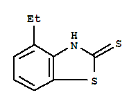 2(3H)-benzothiazolethione,4-ethyl-(9ci)Structure,88190-78-7Structure 2(3H)-benzothiazolethione,4-ethyl-(9ci) Structure,88190-78-7Structure