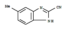 1H-benzimidazole-2-carbonitrile,5-methyl-(9ci) Structure,88422-24-6Structure