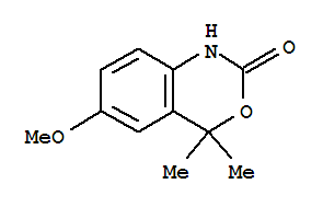 2H-3,1-benzoxazin-2-one,1,4-dihydro-6-methoxy-4,4-dimethyl-(9ci)Structure,89433-07-8Structure 2H-3,1-benzoxazin-2-one,1,4-dihydro-6-methoxy-4,4-dimethyl-(9ci) Structure,89433-07-8Structure