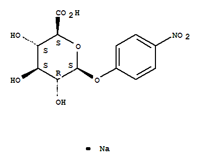 4-Nitrophenyl β-d-glucuronide sodium salt Structure,89772-41-8Structure