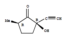 順式-(9ci)-2-乙炔-2-羥基-5-甲基-環(huán)戊酮結(jié)構(gòu)式_90314-46-8結(jié)構(gòu)式