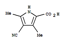 1H-pyrrole-2-carboxylicacid,4-cyano-3,5-dimethyl-(9ci) Structure,90345-47-4Structure