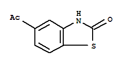 2(3H)-benzothiazolone,5-acetyl-(9ci)Structure,90348-03-1Structure 2(3H)-benzothiazolone,5-acetyl-(9ci) Structure,90348-03-1Structure