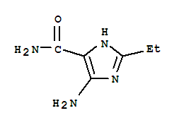 1H-imidazole-4-carboxamide,5-amino-2-ethyl-(9ci) Structure,90521-74-7Structure
