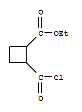 (7ci)-2-(氯甲?；?-環(huán)丁烷羧酸乙酯結(jié)構(gòu)式_90532-26-6結(jié)構(gòu)式