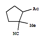 (7ci)-2-乙酰基-1-甲基-環(huán)戊烷甲腈結(jié)構(gòu)式_90642-66-3結(jié)構(gòu)式