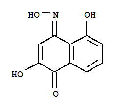 (7ci)-2,5-二羥基-1,4-萘醌結構式_90800-49-0結構式