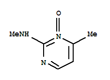 2-Pyrimidinamine, n,4-dimethyl-, 3-oxide (9ci) Structure,91233-74-8Structure