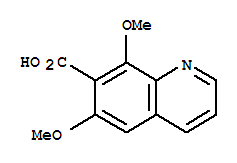 7-Quinolinecarboxylicacid,6,8-dimethoxy-(7ci,9ci)Structure,91570-01-3Structure 7-Quinolinecarboxylicacid,6,8-dimethoxy-(7ci,9ci) Structure,91570-01-3Structure