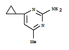 2-Pyrimidinamine, 4-cyclopropyl-6-methyl-(9ci) Structure,92238-61-4Structure