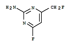 2-Pyrimidinamine, 4-fluoro-6-(fluoromethyl)-(9ci) Structure,92311-40-5Structure