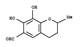 2H-1-benzopyran-6-carboxaldehyde,3,4-dihydro-7,8-dihydroxy-2-methyl-(9ci)Structure,94008-47-6Structure 2H-1-benzopyran-6-carboxaldehyde,3,4-dihydro-7,8-dihydroxy-2-methyl-(9ci) Structure,94008-47-6Structure