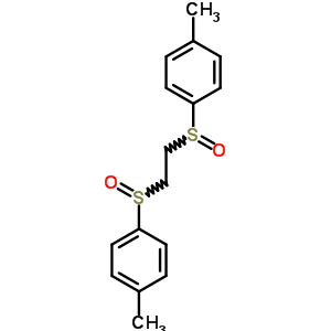 Ethane,1,2-bis(p-tolylsulfinyl)-(7ci,8ci)Structure,10349-05-0Structure Ethane,1,2-bis(p-tolylsulfinyl)-(7ci,8ci) Structure,10349-05-0Structure