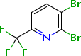 2,3-Dibromo-6-(trifluoromethyl)pyridine Structure,1159512-35-2Structure