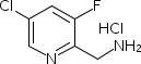(5-Chloro-3-fluoropyridin-2-yl)methanamine hydrochloride Structure,1257535-29-7Structure