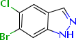 6-Bromo-5-chloro-1h-indazole Structure,1305208-02-9Structure